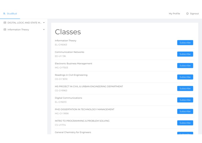 StudBud – screenshot 4