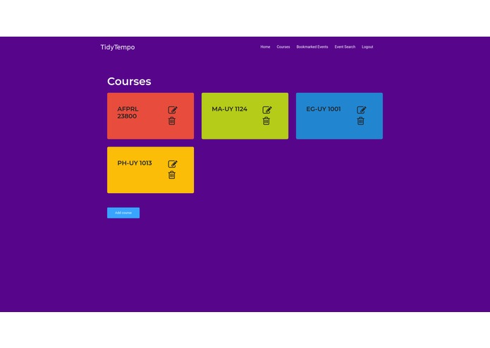 TidyTempo – screenshot 2