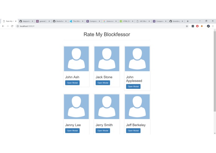 RateMyBlockfessor – screenshot 1
