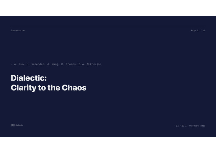 Dialectic – screenshot 1