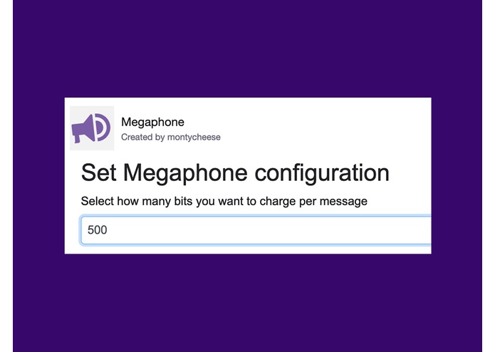 Megaphone Twitch Extension – screenshot 3