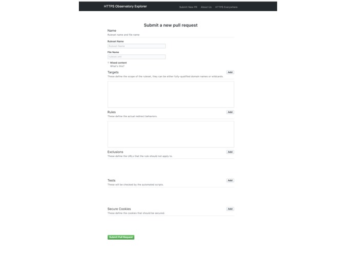 HTTPS Observatory – screenshot 1