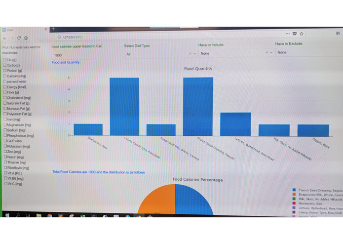 Recipe recognition and healthy replacement recommender – screenshot 3