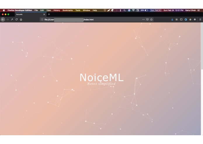 NoiceML – screenshot 2