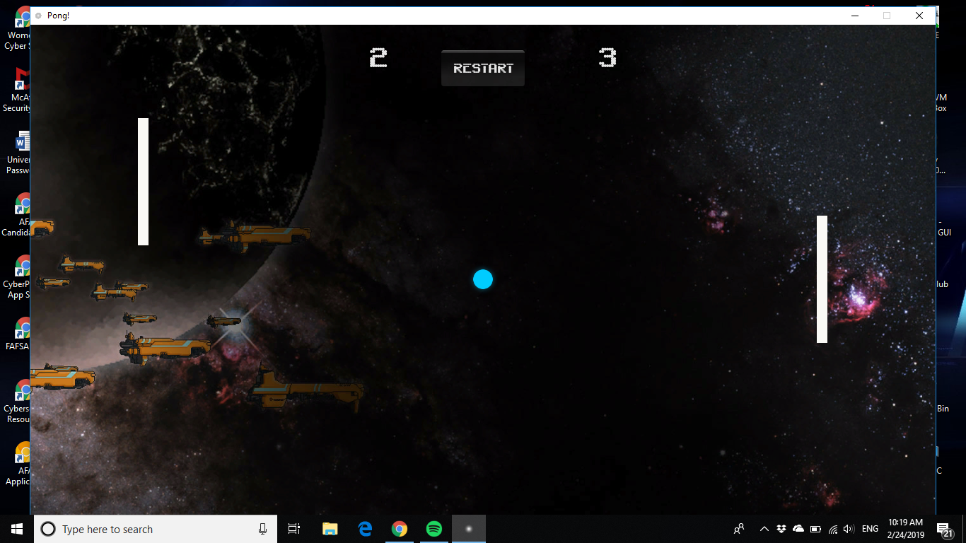 Classic Pong Game Devpost