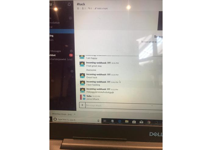Twilio Slack Post – screenshot 2
