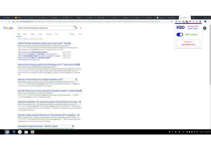 KBD – screenshot 1