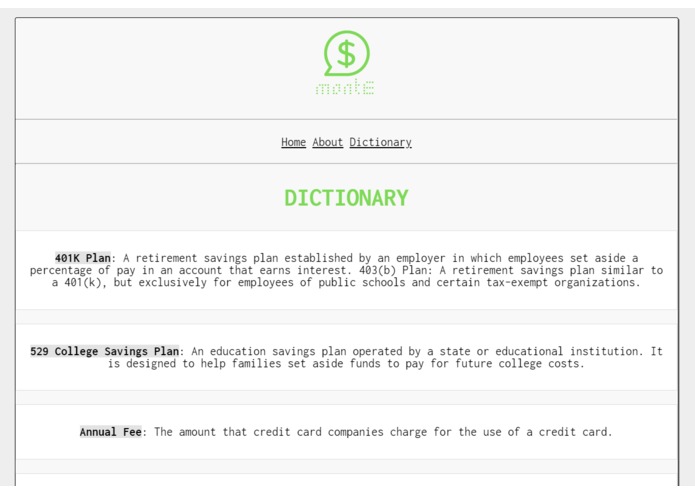 MontE – screenshot 2