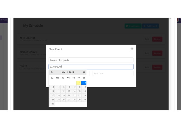 My Schedule – screenshot 6