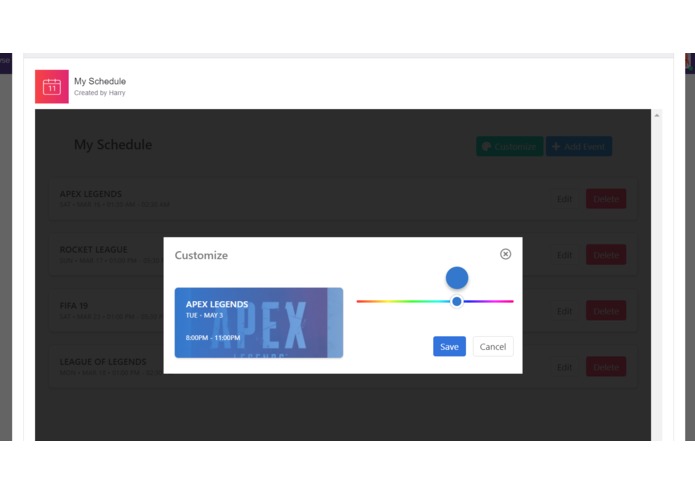 My Schedule – screenshot 7