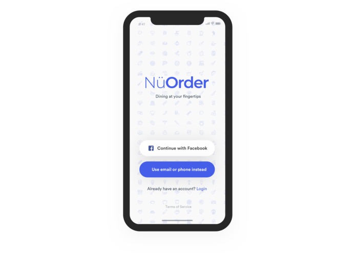 NüOrder – screenshot 1