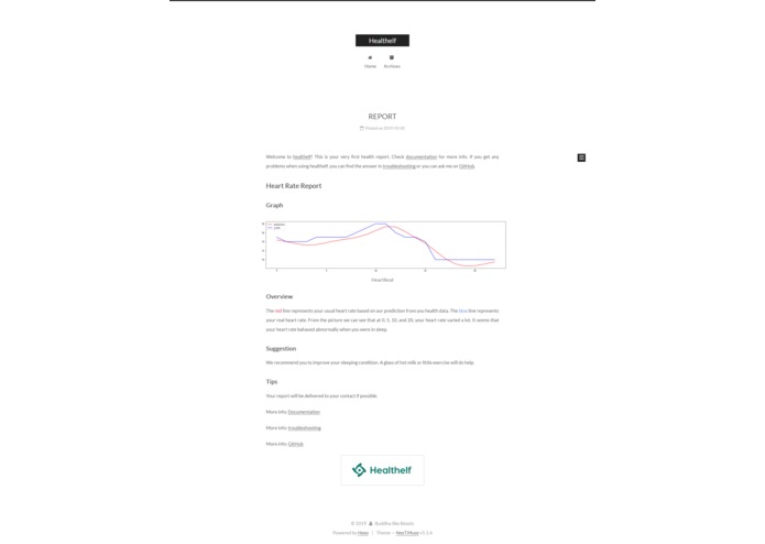 Healthelf- your personal health monitor – screenshot 2