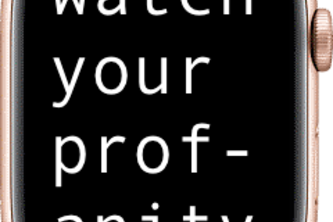 Watch Your Profanity