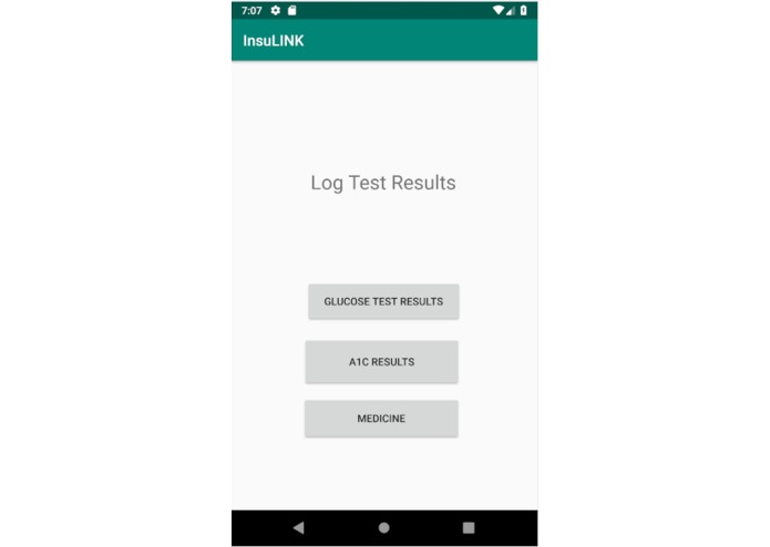 InsuLINK – screenshot 2