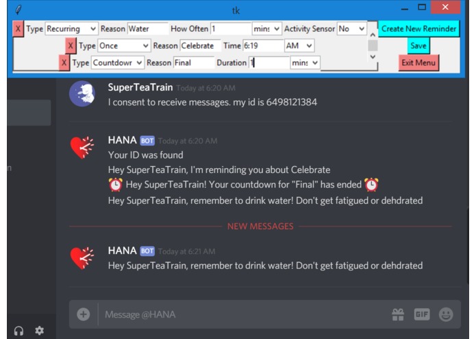 Health and Nurture Assistant (HANA) – screenshot 3