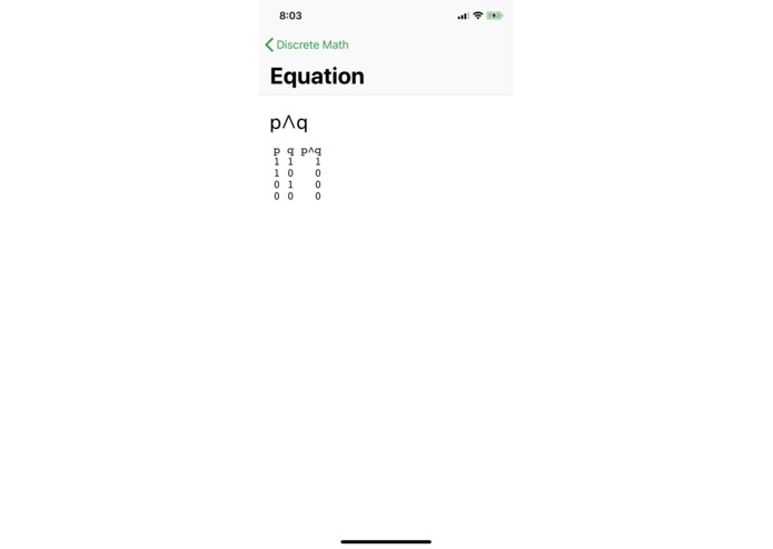 Discrete Math – screenshot 2