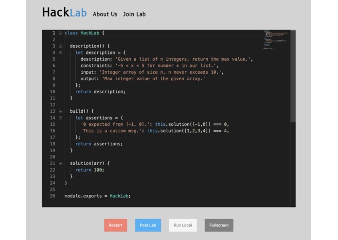 HackLab – screenshot 1