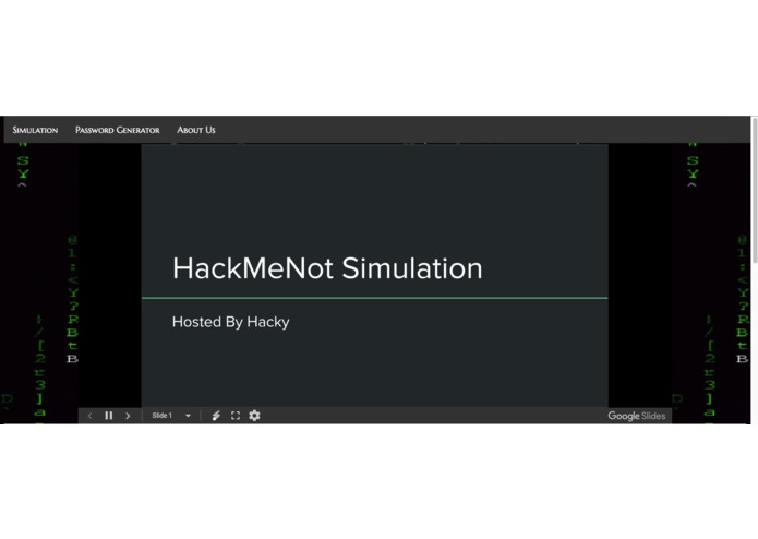 HackMeNot – screenshot 1