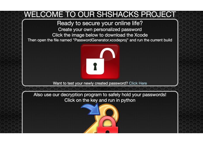 Password Generator and Encryptor – screenshot 1