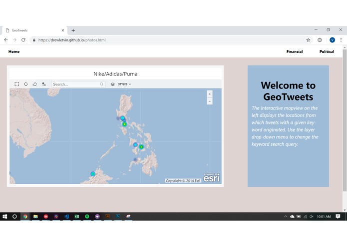 GeoTweets – screenshot 4