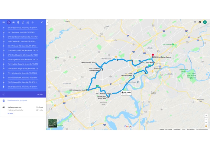KNX Pothole Operations System (POS) – screenshot 1