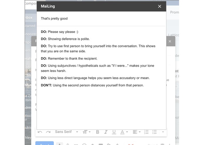 MaiLing – screenshot 4
