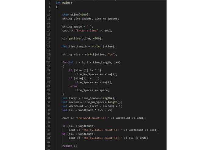 Syllable.cpp – screenshot 1