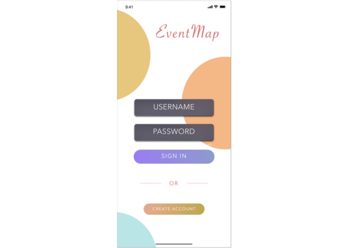 EventMap – screenshot 1