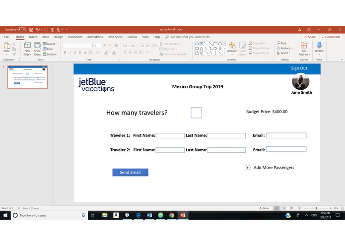 jetBlue Group Trips – screenshot 2