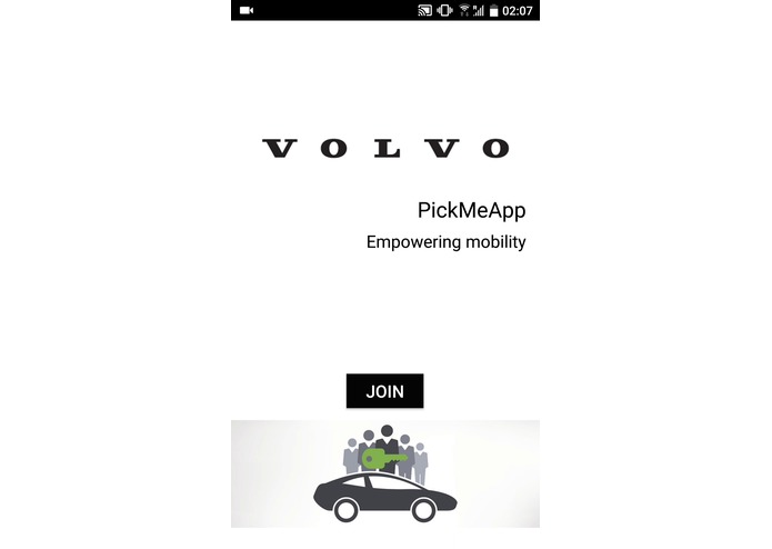 PickMeApp – screenshot 1