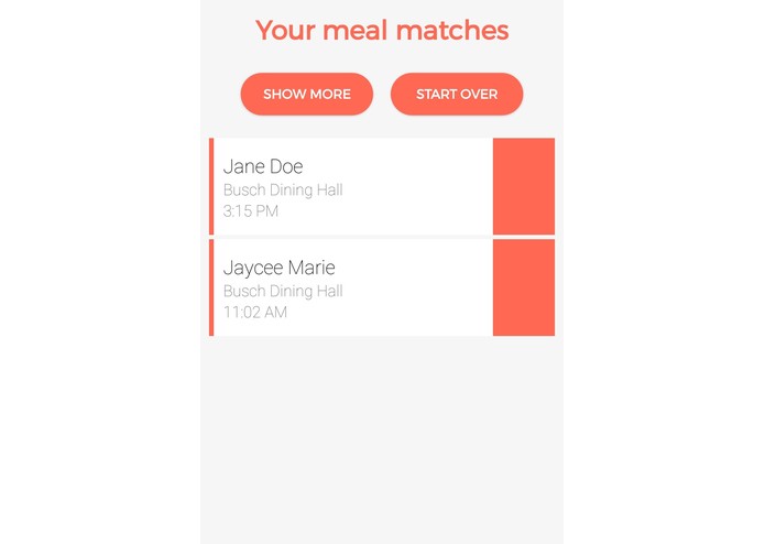 Meal Match – screenshot 3