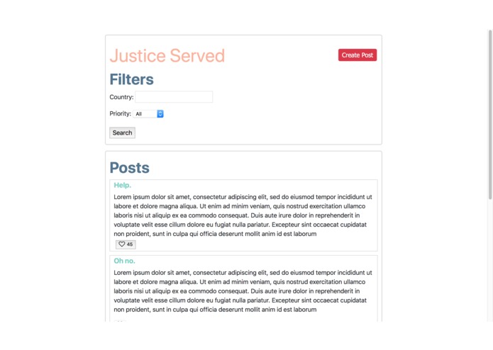 Justice Served – screenshot 1