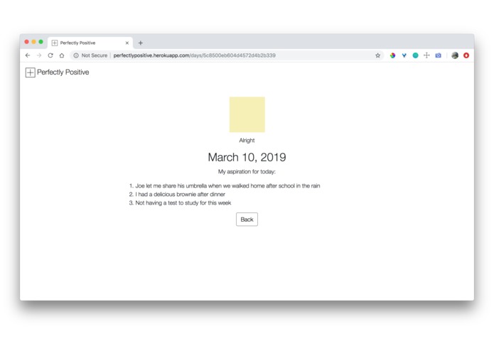 Perfectly Positive – screenshot 2