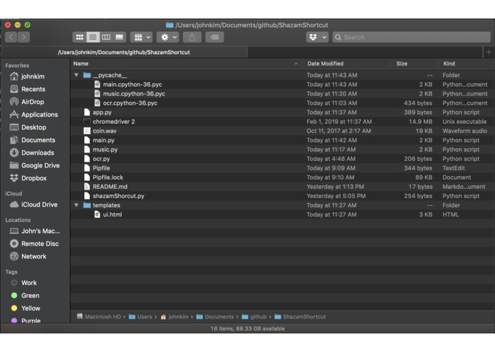 ShazamShortcut – screenshot 1
