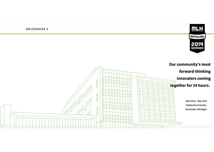 GrizzHacks Frontend Interface – screenshot 1