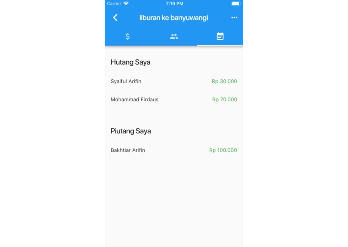Patungan – screenshot 2