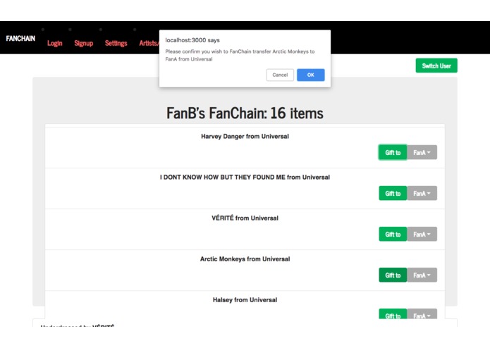 FanChain - Fan Engagement 2.0 – screenshot 6
