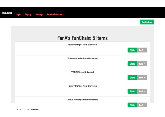 FanChain - Fan Engagement 2.0 – screenshot 4