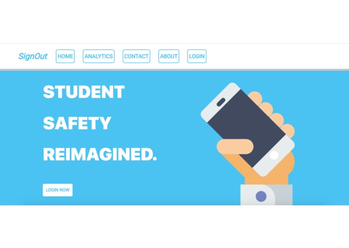 SignOut NJRSF - School Safety with SaaS & Data Science – screenshot 1