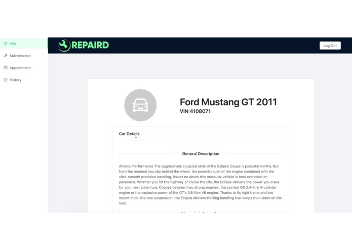 REPAIRD – screenshot 1