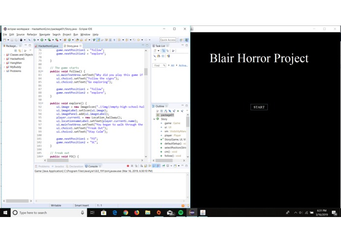 Blair Horror Project – screenshot 1