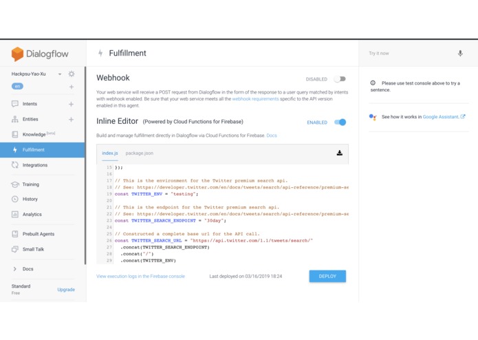 hackpsu project YaoXu – screenshot 3
