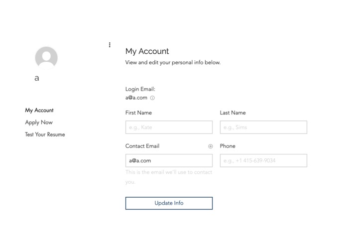 Application Tracker/Resume Tester – screenshot 3