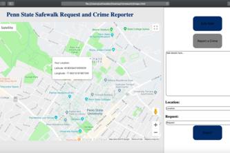 Penn State Safewalk Request and Crime Reporter