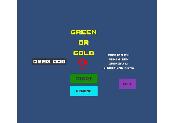 Green Or Gold Game – screenshot 1