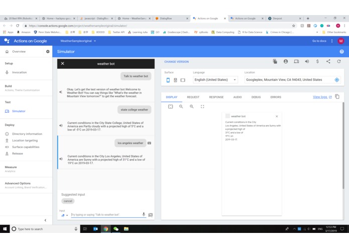 GCP applicatoins – screenshot 2