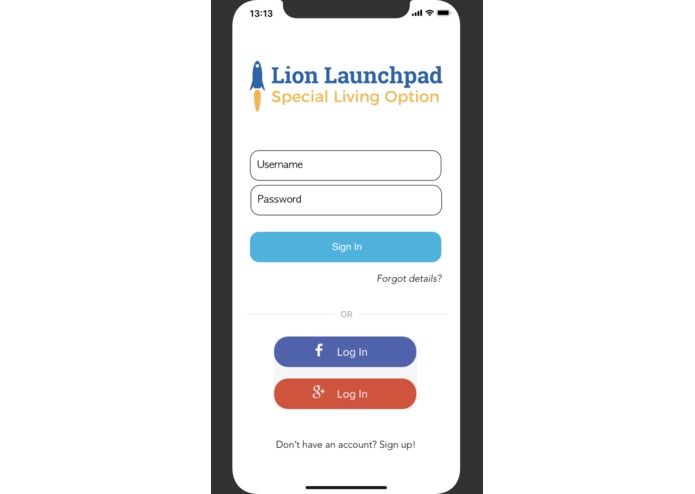 Lion LaunchPad App – screenshot 1