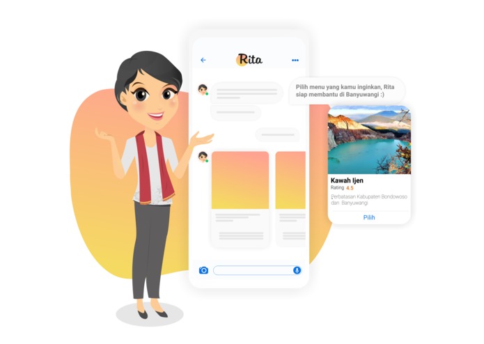 RITA - Virtual Assistant Chatbot Wisatawan Banyuwangi – screenshot 1