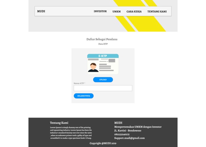 MUDI ( mempertemukan UMKM dan investor – screenshot 6