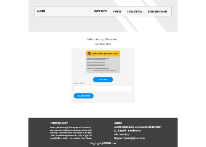 MUDI ( mempertemukan UMKM dan investor – screenshot 7